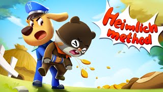 Dont Get Things in Your Nose And Mouth  Safety Cartoon  Kids Cartoon  Sheriff Labrador  BabyBus [upl. by Frear402]