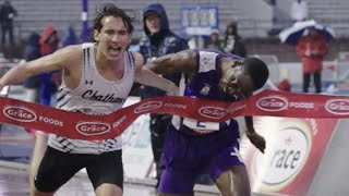 EPIC PHOTO FINISH Kingston College vs Chatham NJ 4x800 Penn Relays Championship of America [upl. by Moira]