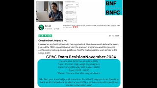 GPhC Revision for November 2024 Exam Clinical High Weighting [upl. by Wendin367]