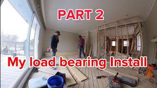 My simple Load bearing beam Install [upl. by Doss]