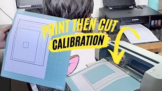 Print then Cut Calibration in Cricut Maker Tagalog PrintThenCut PrintThenCutCalibration [upl. by Tanah256]