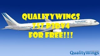 Qualitywings 757 For FREE P3Dv4 [upl. by Levinson]