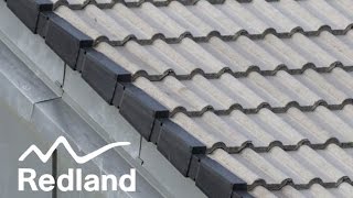 Interlocking Concrete Tiles AmbiDry Verge installation video [upl. by Jago929]