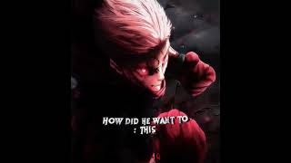 yuji itadori is now a monster  jujutsu kaisen edit jujutsukaisen yujiitadori edit mangashorts [upl. by Enirolf]