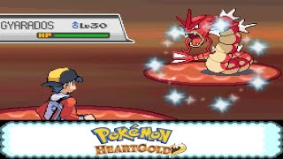 Pokémon HeartGold  Red Gyarados amp Olivine Lighthouse [upl. by Nonregla]