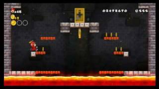 New Super Mario Bros Wii  Star Coin Location Guide  World 5Castle  WikiGameGuides [upl. by Veljkov]