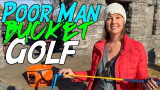 Bucket Golf Poor Mans Style Fort Negley Nashville Tennessee  Alternative Cheep Game Free [upl. by Sparkie119]