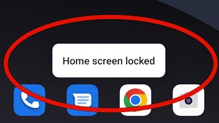 Home Screen Locked Ko Kaise Hataye  Home Screen Locked Problem [upl. by Adnolor]