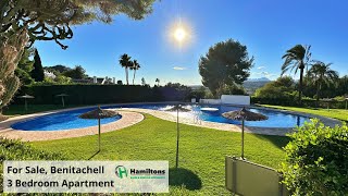 SOLD Benitachell 3 Bedroom Apartment Ref HO474378 [upl. by Vanhomrigh573]