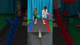 Best family boll roll and cup drope challenge shorts game [upl. by Tristis]