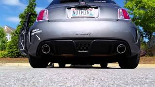 2013 FIAT 500 Abarth  Exhaust Clip  Eurocompulsion V4 Intake [upl. by Lynette629]