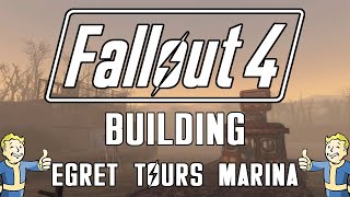 Part Two  Building at Egret Tours Marina  Fallout 4 No Mods [upl. by Rucker]