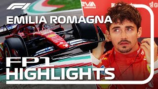 FP1 Highlights  2024 Emilia Romagna Grand Prix [upl. by Nosnevets]