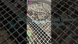 TwoWay Curved Woven Stainless Steel Crimping Wire Mesh New Square Hole CorrosionResistant [upl. by Jefferey]