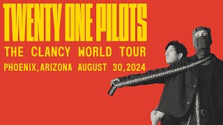 TWENTY ONE PILOTS THE CLANCY WORLD TOUR 4K  Live at Footprint Center  Phoenix Arizona 08302024 [upl. by Siravaj]