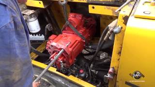 How to Install a Hydraulic Pump on an Excavator [upl. by Anilrats224]