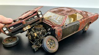 Restoration Pontiac GTO 1966  Abandoned Model Car [upl. by Ahseyk]