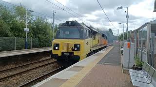 trains at whifflet and chopers at Rutherglen yard 682024 [upl. by Eizdnil]