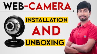 How To Install and Setup WebCam on ComputerComputer me Web Camera Kaise Install KareFrontech ECam [upl. by Ariek]