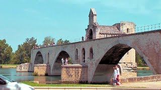 Pont dAvignon Pont SaintBénezet Avignon Provence France HD videoturystaeu [upl. by Renault558]