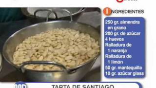 Receta de la tarta de Santiago [upl. by Aonehc]