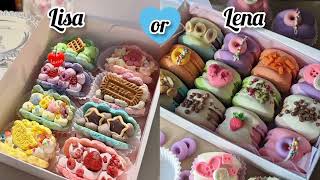 Lisa or Lena  Sweet foods edition Candy  Yummy Food [upl. by Donoho264]