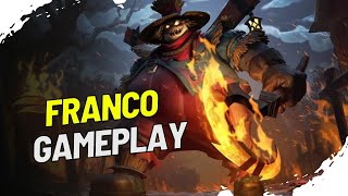 Franco SHORTEST MATCH LASTED  This Damage is Broken  Build Top 1 Global Franco  MLBB [upl. by Ahcas]