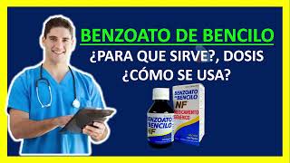 🔴 BENZOATO DE BENCILO Qué es y Para Qué Sirve Benzoato de Bencilo Dosis y Cómo se Aplica [upl. by Ahsias]