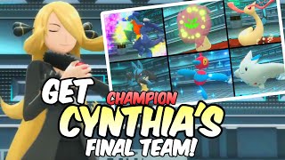 Get Cynthias SECRET 3rd Team in Pokemon Brilliant Diamond Shining Pearl [upl. by Enahpad]