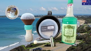 Aussie Shave  WashPool Supply Co  Puck 02  Billy Goat quotValenciaquot MotherLode  Merkur Progress [upl. by Earissed657]