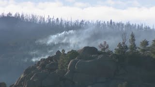 Pearl Fire in Larimer County damages one structure still 5 contained [upl. by Ayotak]