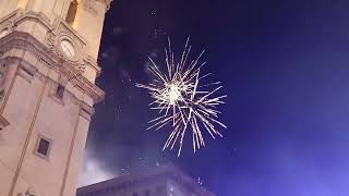 Pregón Zaragoza Fiestas Del Pilar Pilares 2024 Fuegos Artificiales Naiara Juanjo Plaza Aragón España [upl. by Ellevehs971]