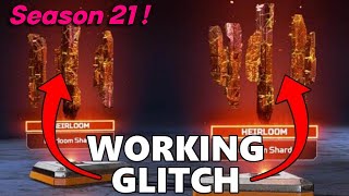 NEW APEX LEGENDS FREE HEIRLOOM GLITCH SEASON 21 [upl. by Lonne]