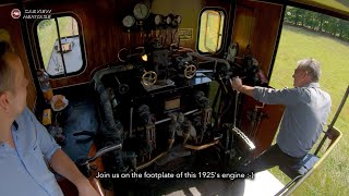 Footplate Cab Ride 1925s steam engine Haaksbergen  Boekelo MBS 1262022 [upl. by Grose]