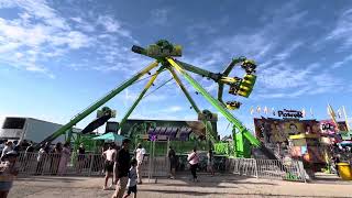 Reithoffer Show’s The Hulk Ride at the 2024 WI STATE FAIR [upl. by Loma]