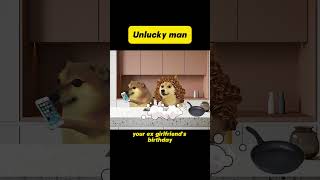 Unlucky man。 animations funny [upl. by Yekcaj]