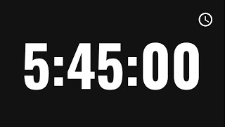 5 Hour 45 Minute Timer  Simple 345 Minute Timer [upl. by Hollis]