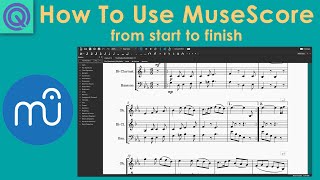 How To Use Music Notation Software  MuseScore [upl. by Litnahs]