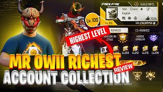 FINALLY 🤩WORLD MOST RICHEST 🤑🔥FREE FIRE ID REVIEW  NO 1 COLLECTION ACCOUNT [upl. by Assereht]