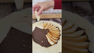 Gourmet Chocolate And Pear Galette A Dessert Delight [upl. by Krissie]