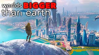 5 Game Worlds BIGGER Than Planet Earth [upl. by Vance]