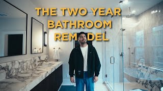 Looking Back at Our DIY Bathroom Remodel [upl. by Leanor]