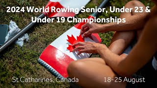 2024 World Rowing Senior Under 23 Under 19 Championships  Live Stream Day 4  afternoon session [upl. by Abate]