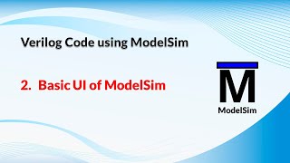 Basic UI of ModelSim Bangla [upl. by Aniraz426]