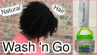 💦 Wash n Go with WetLine Xtreme Professional Styling Gel [upl. by Sunderland507]