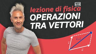 come preparare uninterrogazione o compito di fisica sulle OPERAZIONI TRA VETTORI [upl. by Yerffoeg]