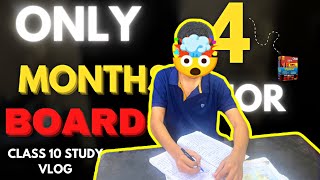 Boards Syllabus Completion🥶Only 4 Months for Boards🤞Class 10 Study vlog [upl. by Aidas849]