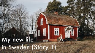 Life in my Swedish Cottage  Northern Lights Snow Hike and Baking Crispbread Story 1 [upl. by Lehrer]