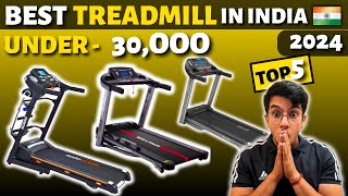 Best treadmill for home use in India  Top 5 Best Treadmill Under 30000 In India [upl. by Nnyleimaj]