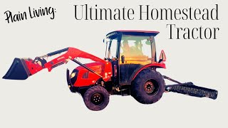 Homestead Tractor Review  Bad Boy 4035 Cab Tractor  100 Hours on the Farm [upl. by Grimonia]